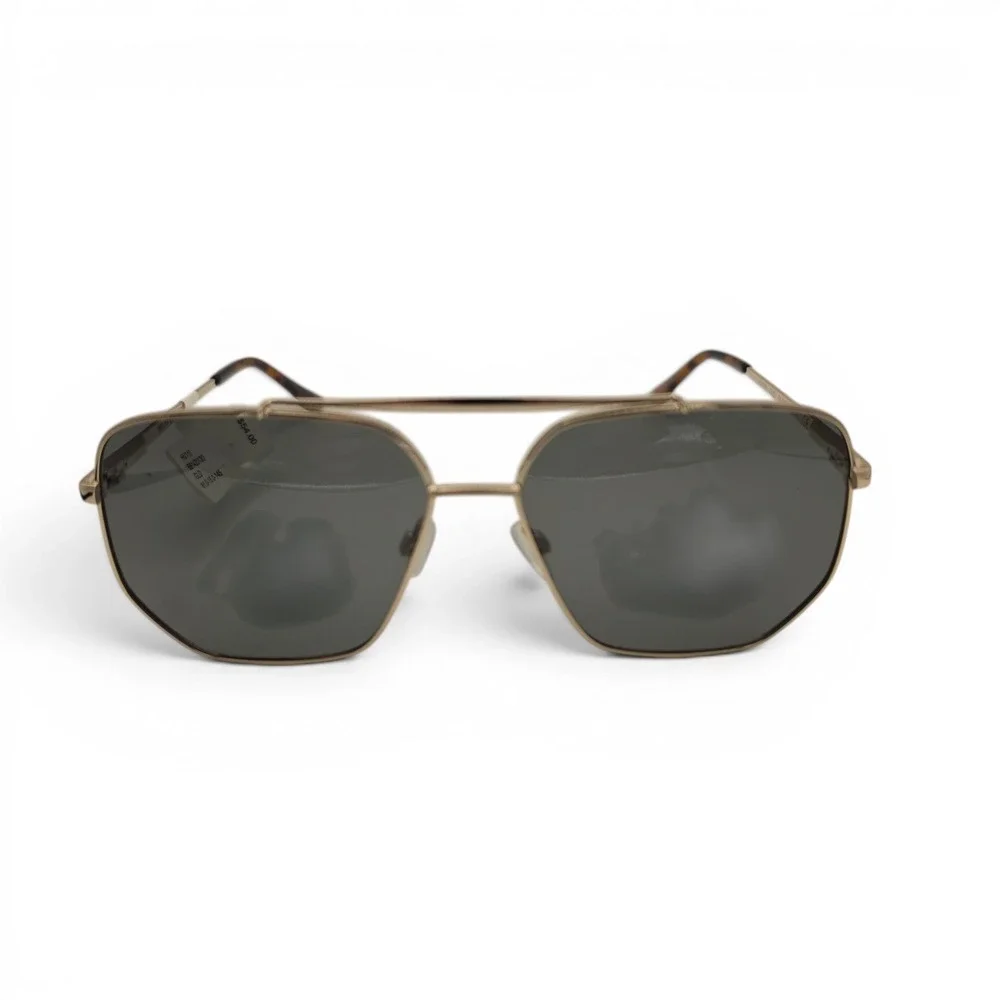 Phat Farm Mens Aviator Sunglasses Gold Geometric HV110 GLD 61-15-145 NWT